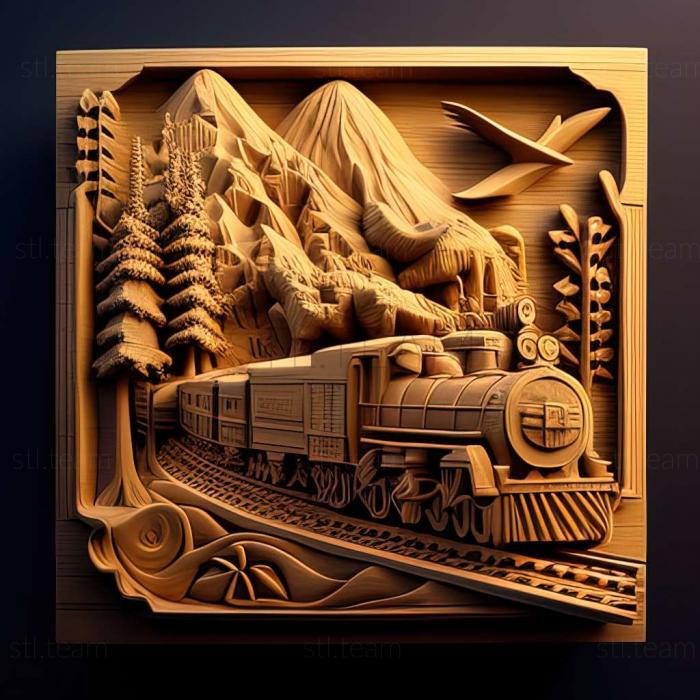3D модель Гра Sid Meiers Railroads (STL)
